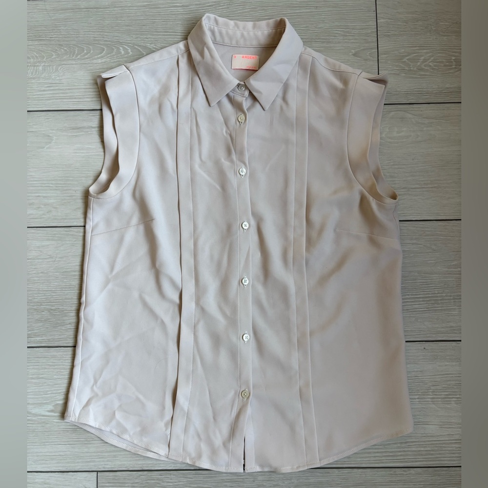 Argent Cap Sleeve Top in Peach 8